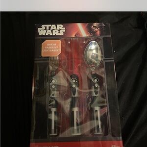Disney Star Wars Darth Vader Spoon Set - Black and Silver